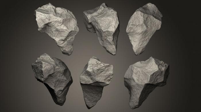 Stones and shells (ROCKS_0019) 3D model for CNC machine